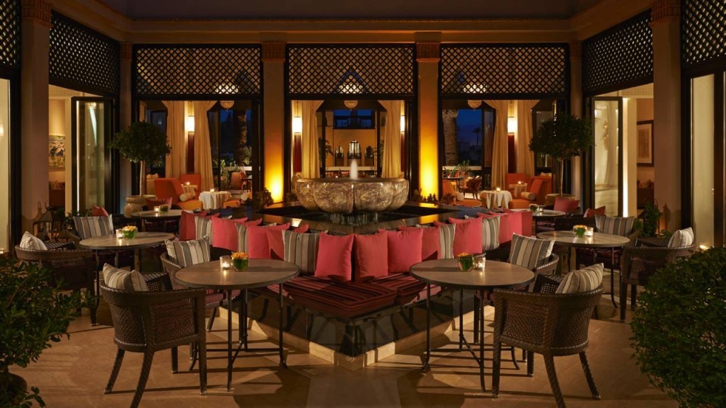 The restaurant at the Four Seasons Marrakech